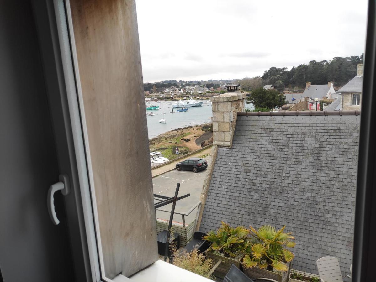 Hotel Des Rochers Perros-Guirec Bagian luar foto