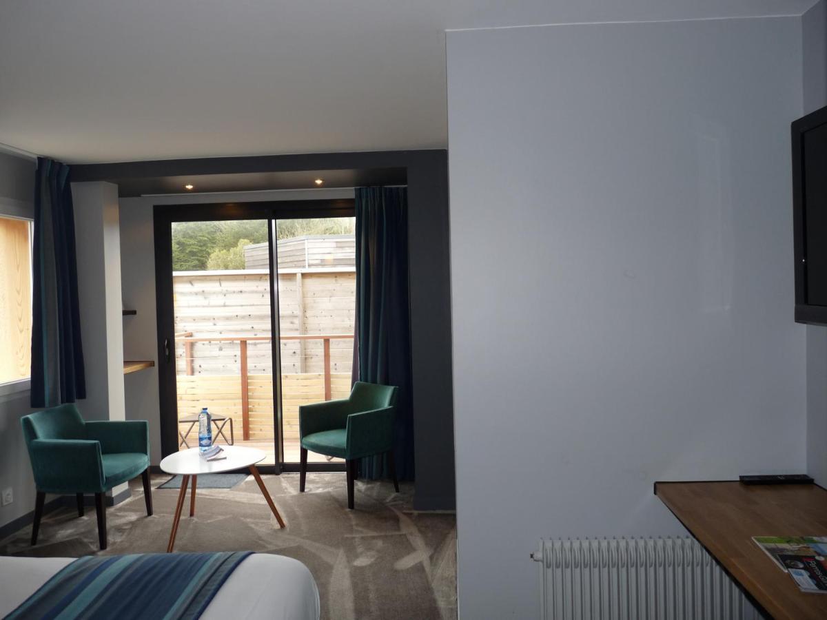 Hotel Des Rochers Perros-Guirec Bagian luar foto