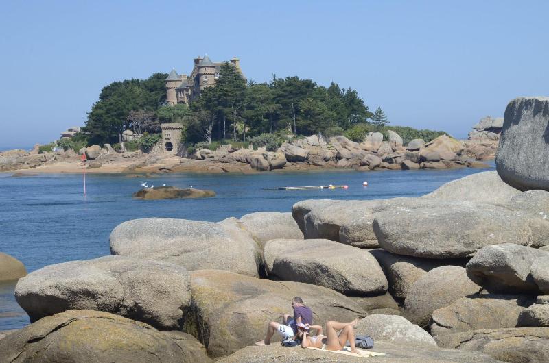 Hotel Des Rochers Perros-Guirec Bagian luar foto