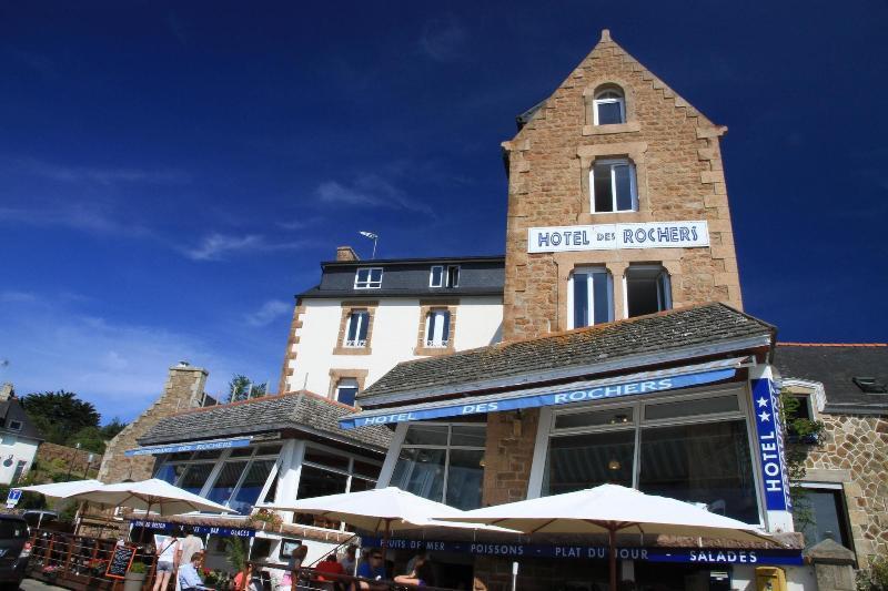 Hotel Des Rochers Perros-Guirec Bagian luar foto