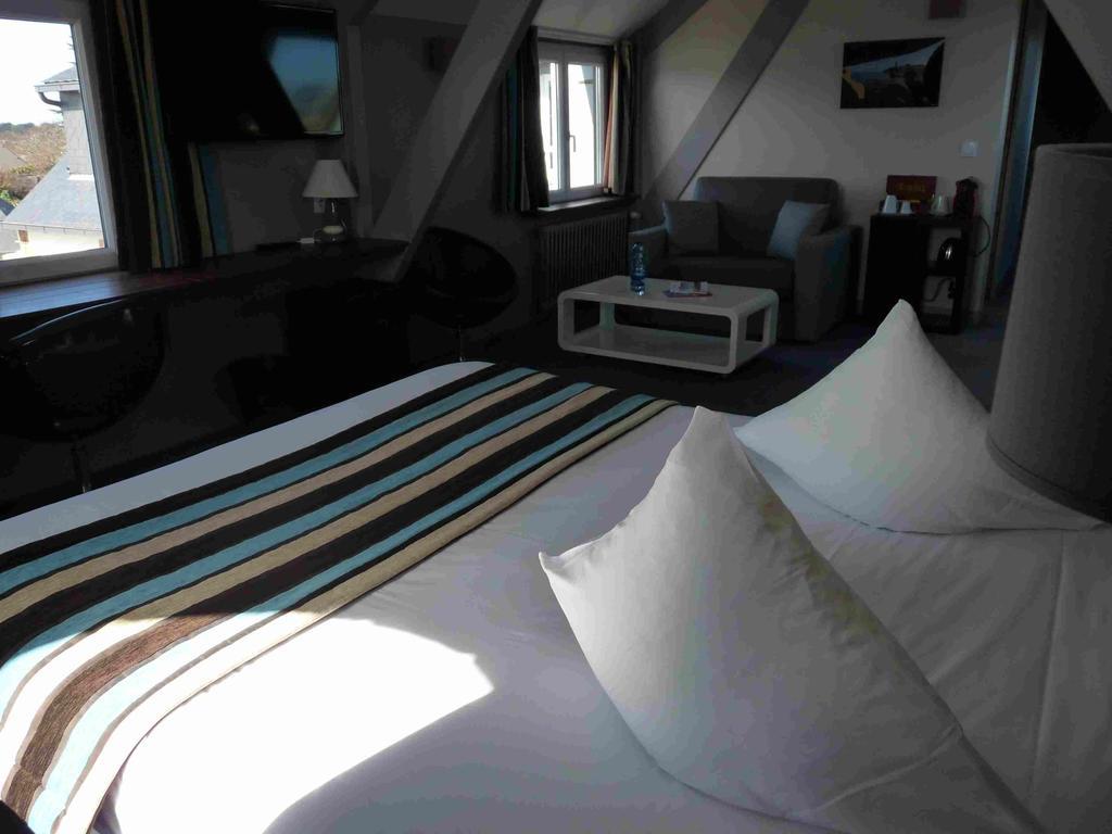Hotel Des Rochers Perros-Guirec Bagian luar foto