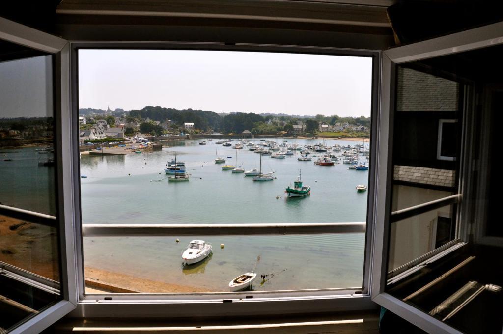 Hotel Des Rochers Perros-Guirec Bagian luar foto