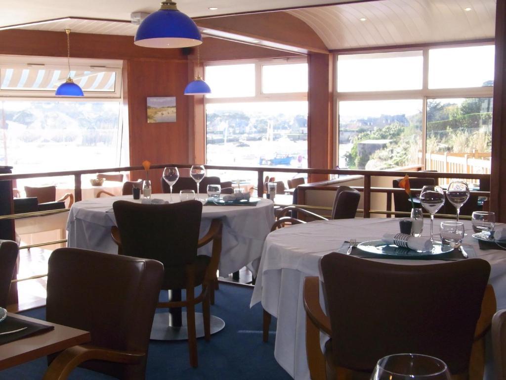 Hotel Des Rochers Perros-Guirec Bagian luar foto