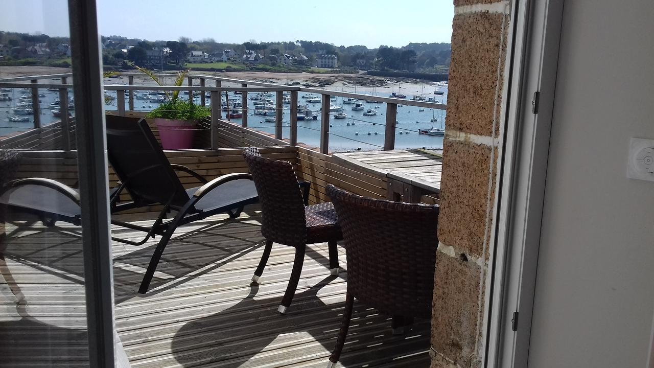 Hotel Des Rochers Perros-Guirec Bagian luar foto