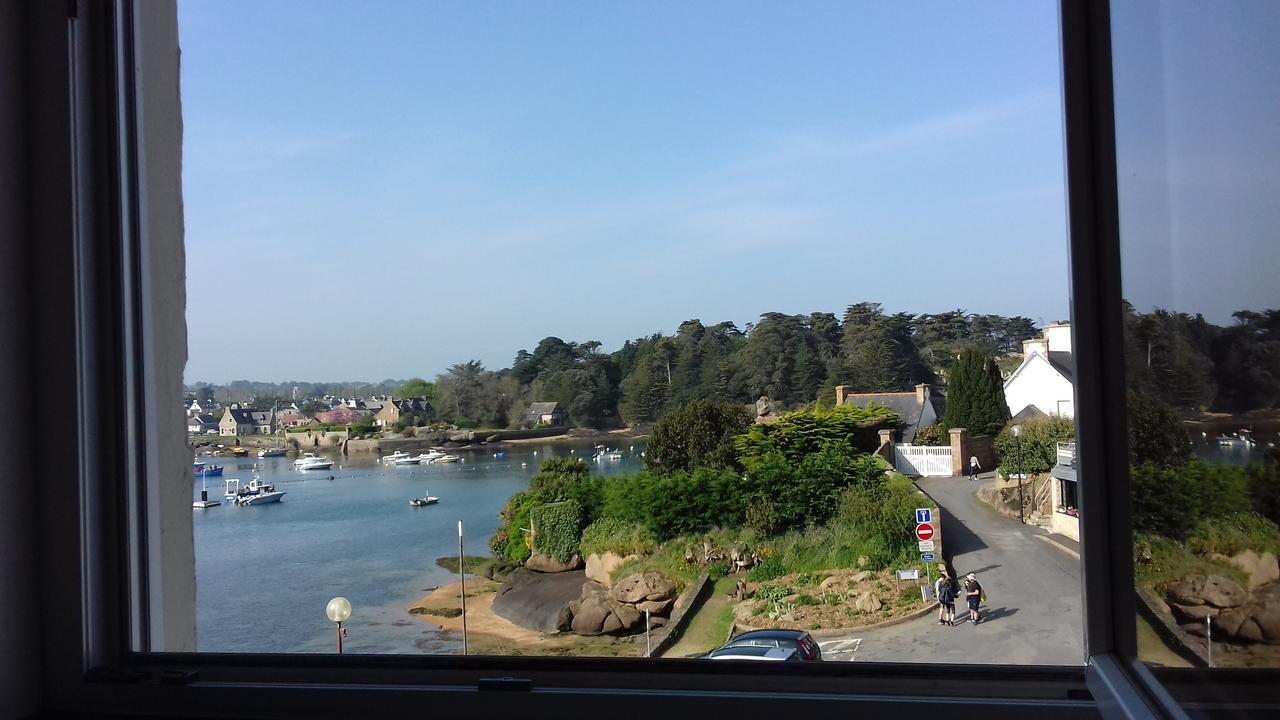 Hotel Des Rochers Perros-Guirec Bagian luar foto